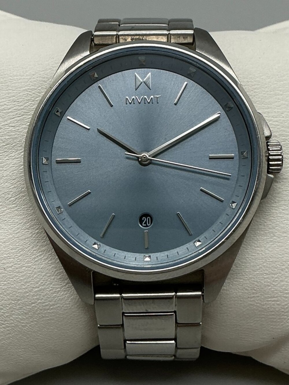 MVMT Coronada International Waters Womens Watch 36mm Silver Tone New Battery